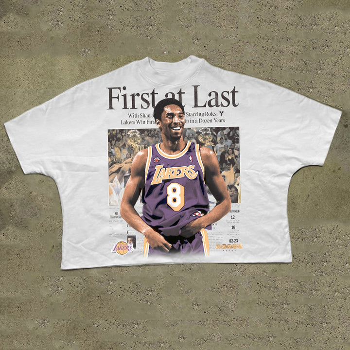 Casual Street Sports Retro Sleeve T-Shirt
