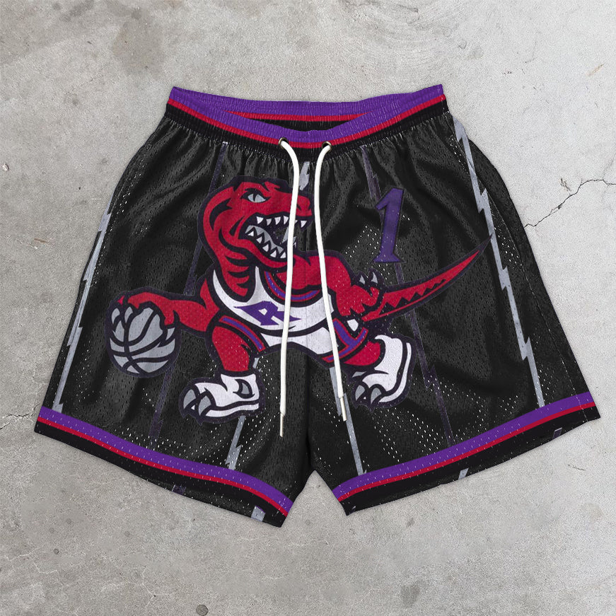 Trendy street print Sports shorts