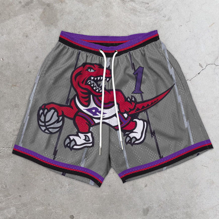 Trendy street print Sports shorts