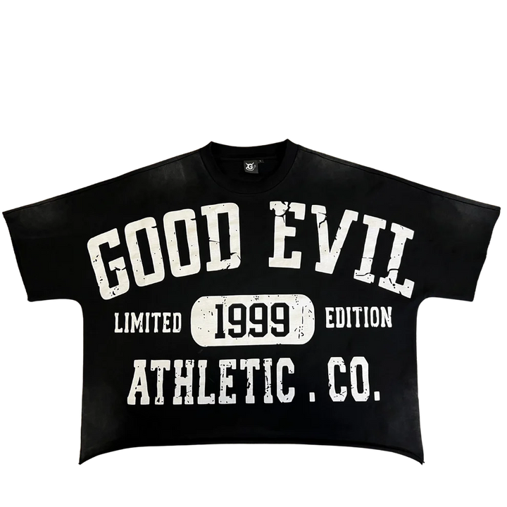 Street Retro Letter Print T-shirt