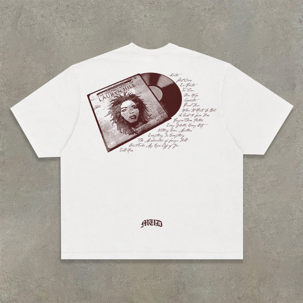Casual Pop Singer Crew Neck T-Shirt