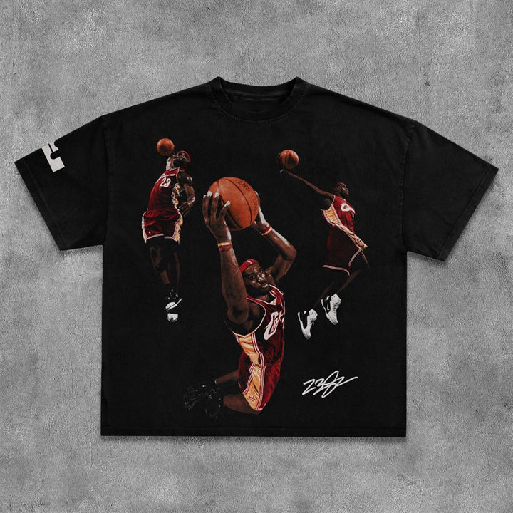 Sports Mvp Print Short Sleeve T-Shirt