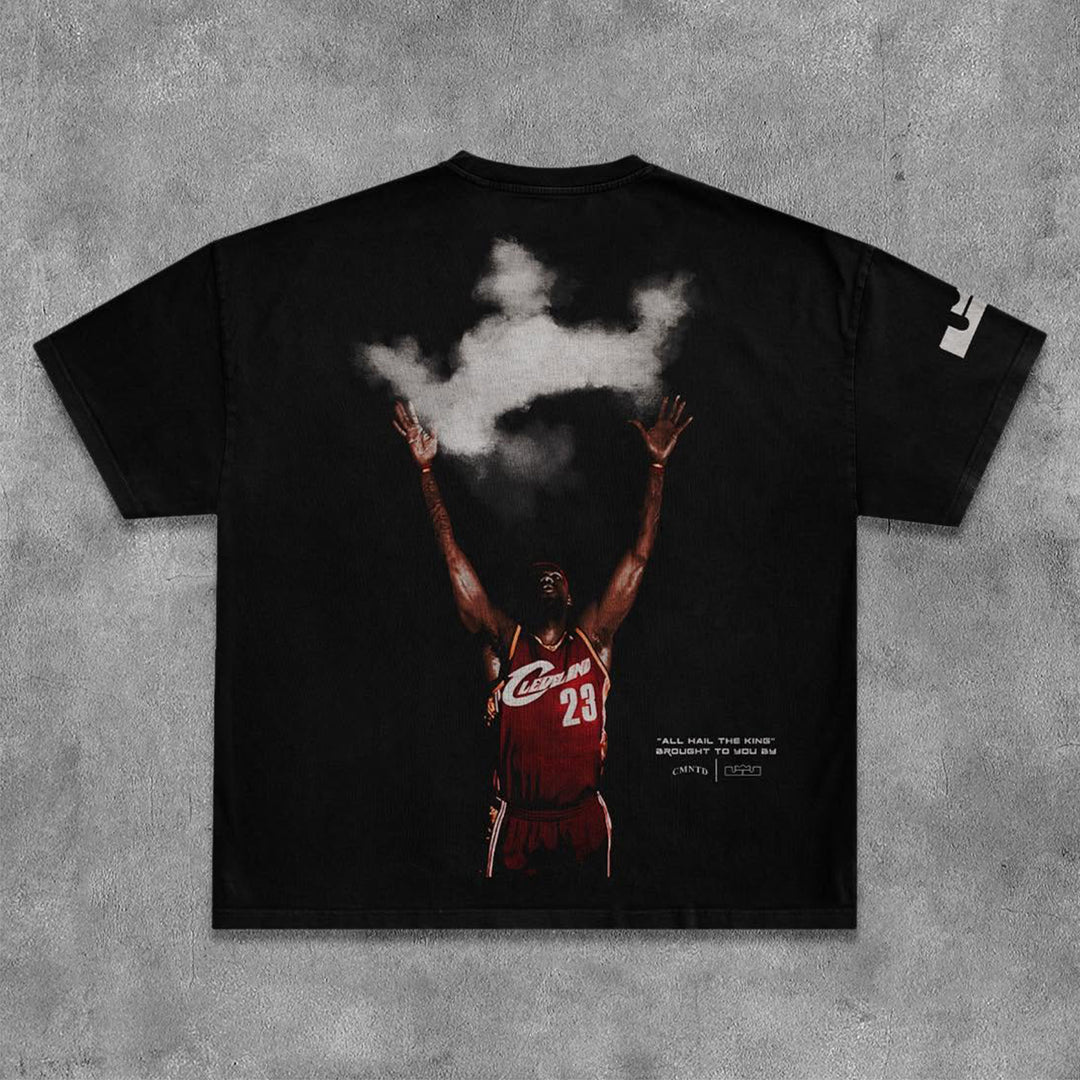 Sports Mvp Print Short Sleeve T-Shirt