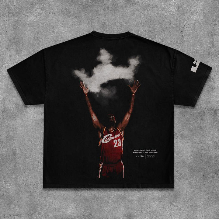 Sports Mvp Print Short Sleeve T-Shirt