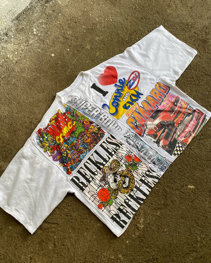Street Racing Print Cropped T-Shirt