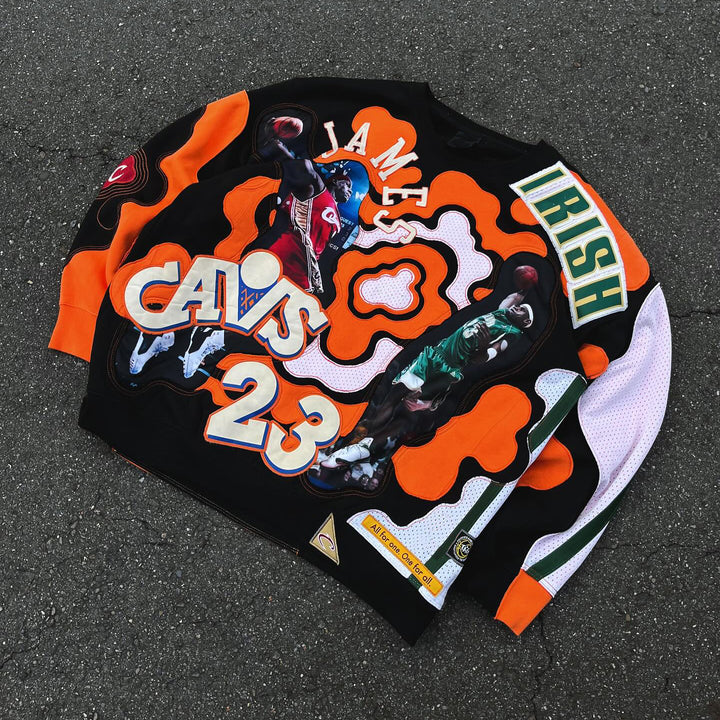 Street Sports Dunk Highlight Moment Patch Heavy Sweatshirt