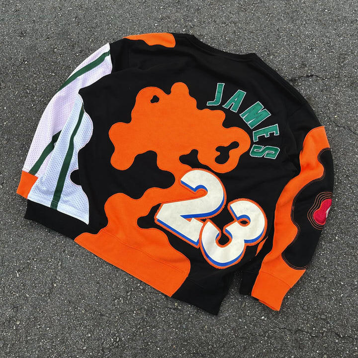Street Sports Dunk Highlight Moment Patch Heavy Sweatshirt