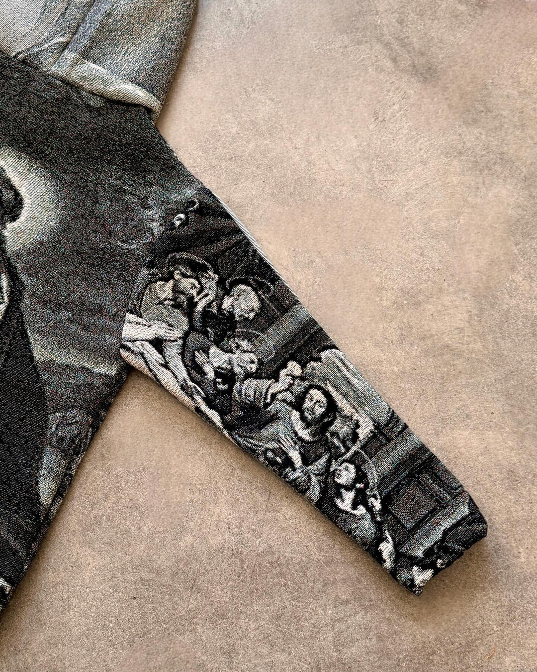 Jesus Vintage Tapestry Loose Hoodie