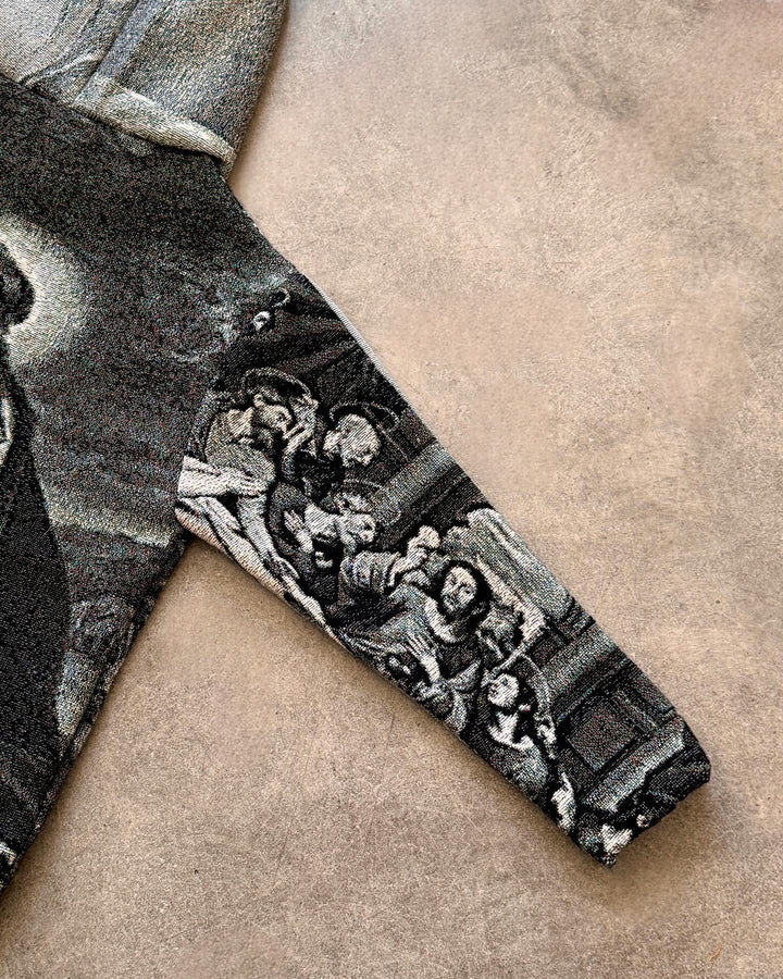 Jesus Vintage Tapestry Loose Hoodie