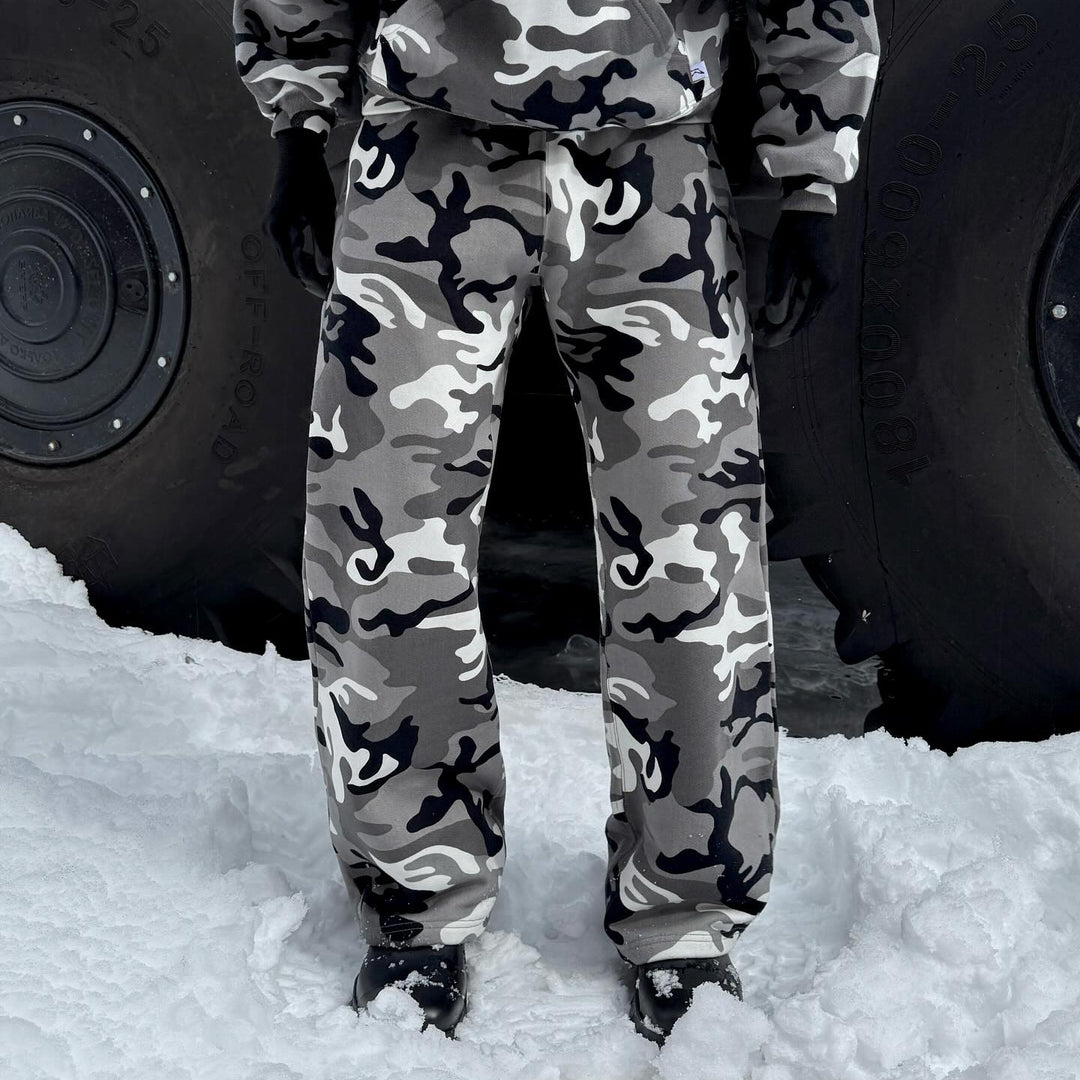 Camouflage Casual Street Hunter Wide Leg Sweat Pants