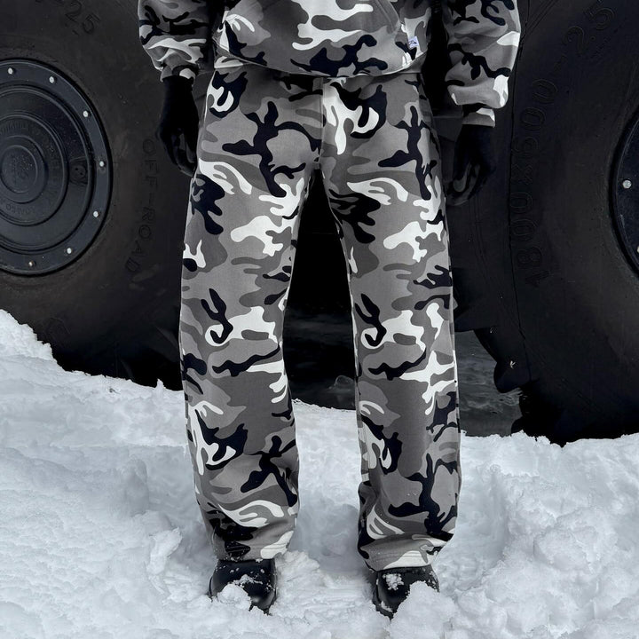 Camouflage Casual Street Hunter Wide Leg Sweat Pants