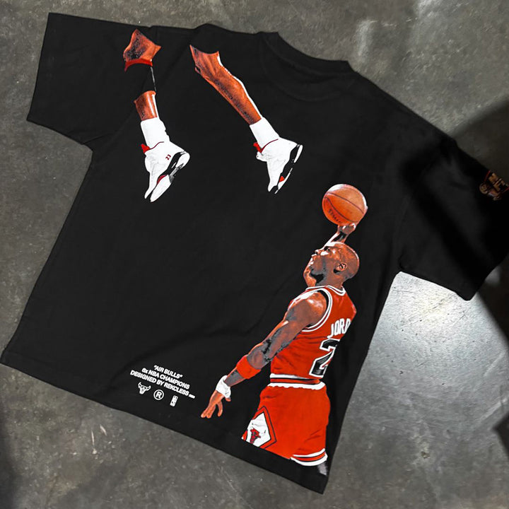 Sports Team Letters Print Short Sleeve T-Shirt