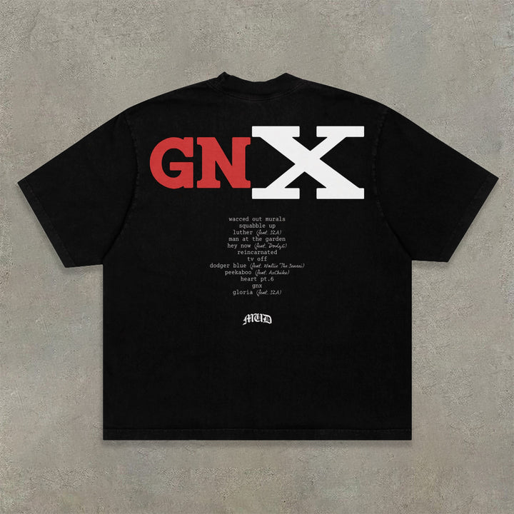 Street Casual Round Neck Short Sleeve Printed T-Shirt